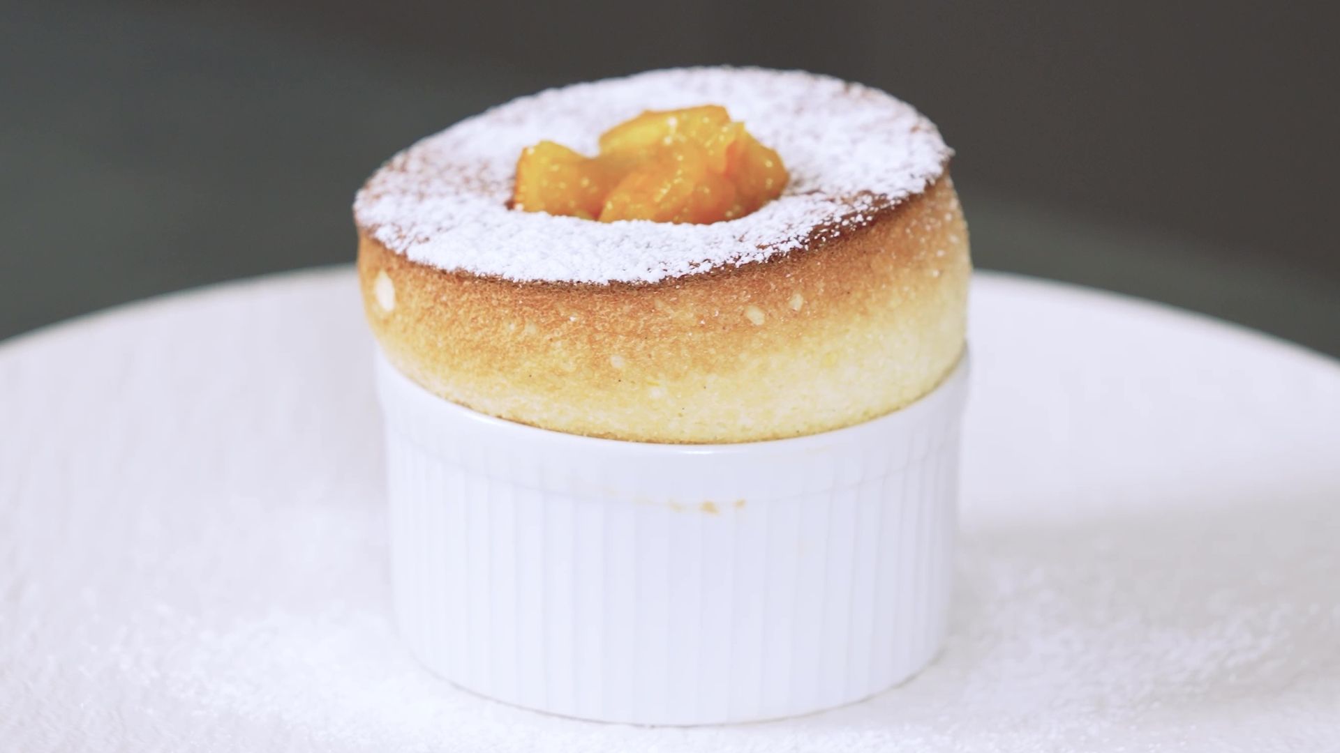 Grand Marnier & Orange soufflé by Patrice Ibarboure
